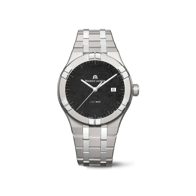 Label Noir Aikon Automatic 42MM klokke titan hvit skive
