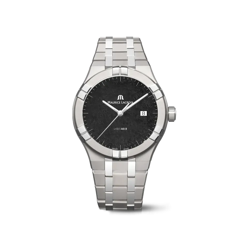 Label Noir Aikon Automatic 42MM klokke titan hvit skive