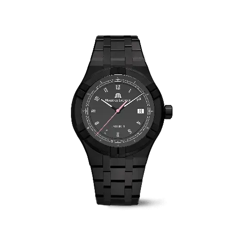 Label Noir Aikon Automatic 42MM klokke hvit microgroove