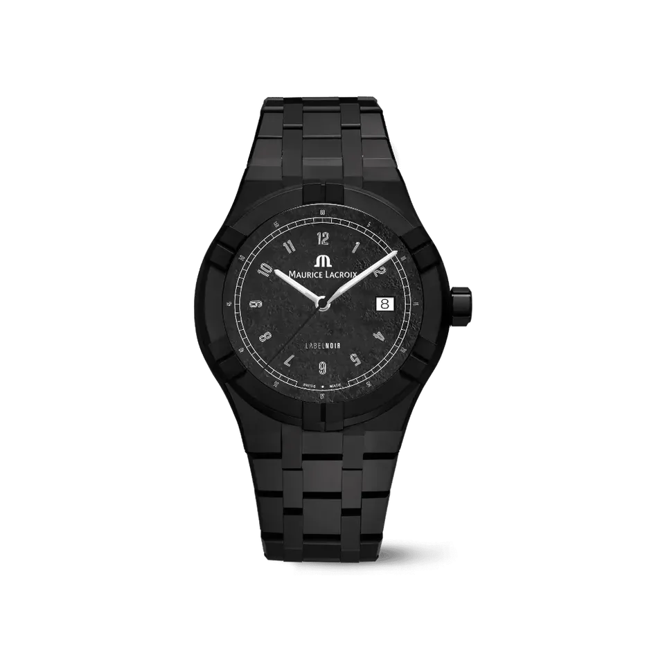 Label Noir Aikon Automatic 42MM klokke keramikk svart skive