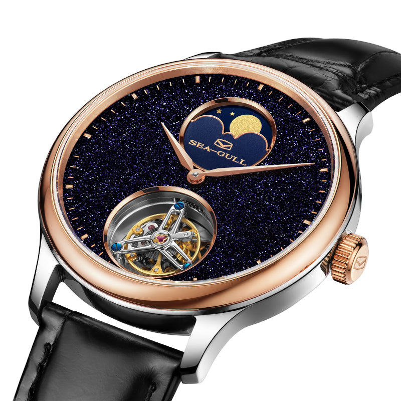 Sea-gull Artisan 818.32.8832 armbåndsur blå 42mm