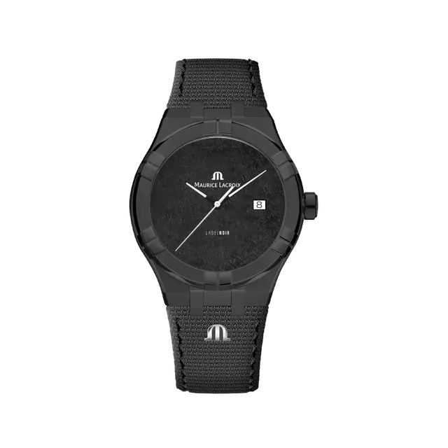 Label Noir Aikon Automatic 42MM klokke hvit tekstilrem