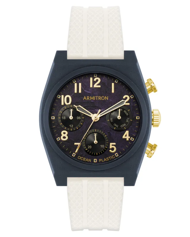 Armitron Wave 40 mm klokke hvit/marine resirkulert
