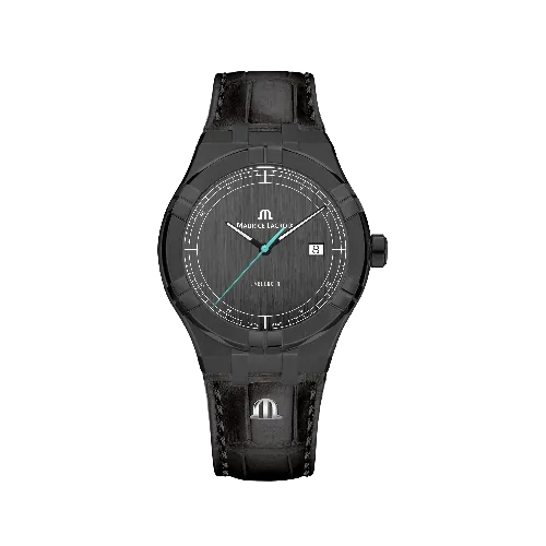 Label Noir Aikon Automatic 42MM klokke PVD hvit skinn