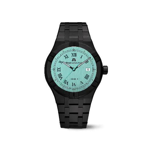 Label Noir Aikon Automatic 42MM klokke keramikk babyblå