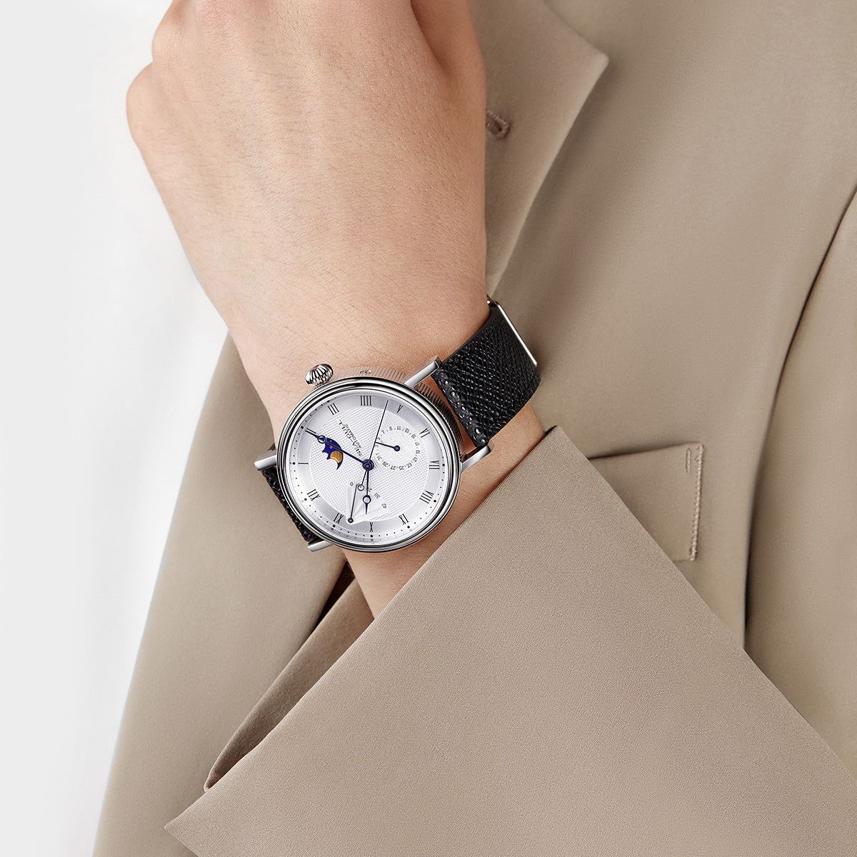Sea-gull 819.11.6092 klokke hvit 41 mm