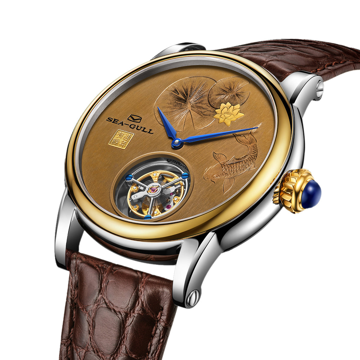 Sea-gull Lian Nian You Yu 218.98.8816 tourbillon 43 mm