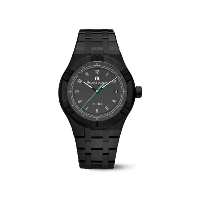 Label Noir Aikon Automatic 42MM klokke svart keramikk mikro