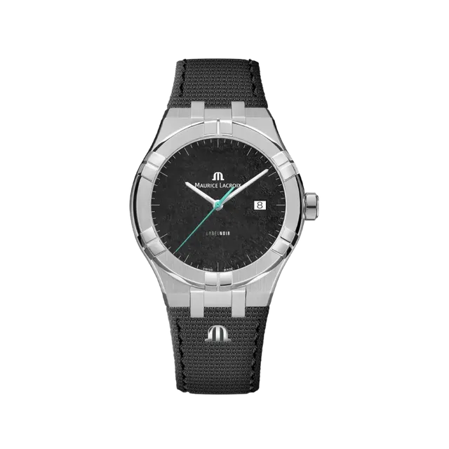 Label Noir Aikon Automatic 42MM klokke tekstil railroad