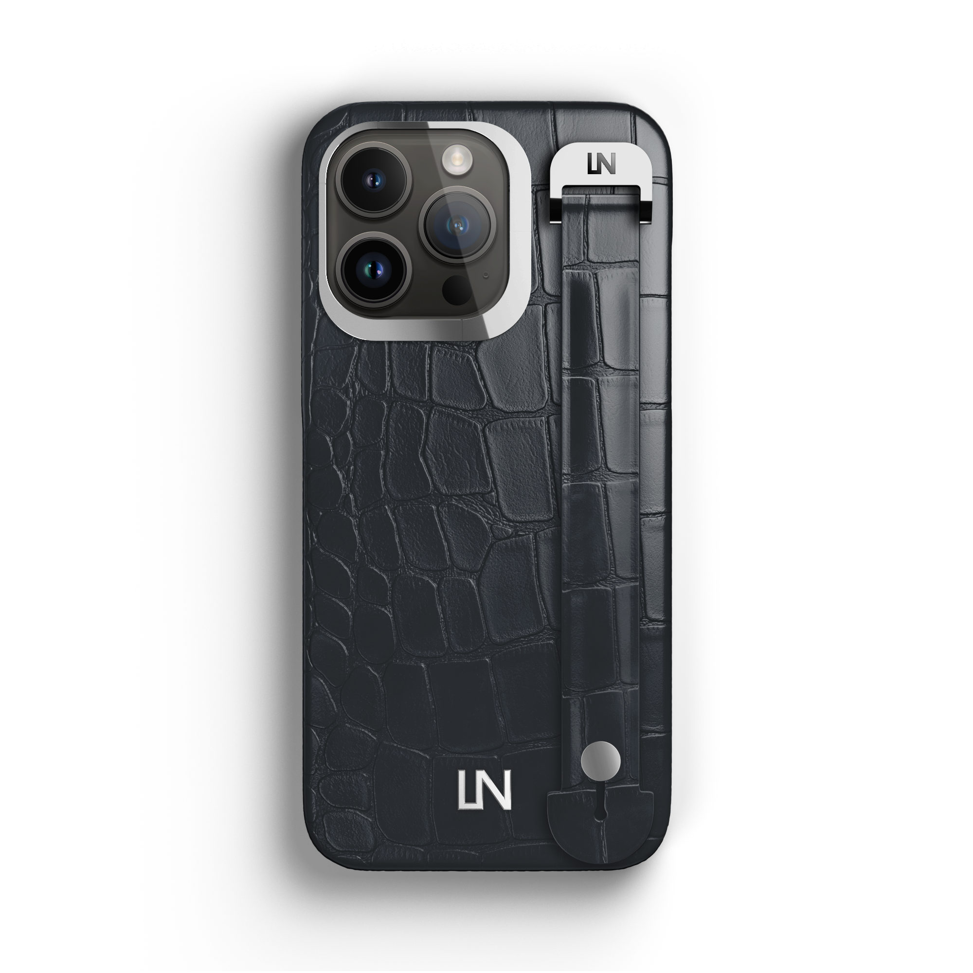 Label Noir iPhone 13 Pro deksel alligator avtakbar rem