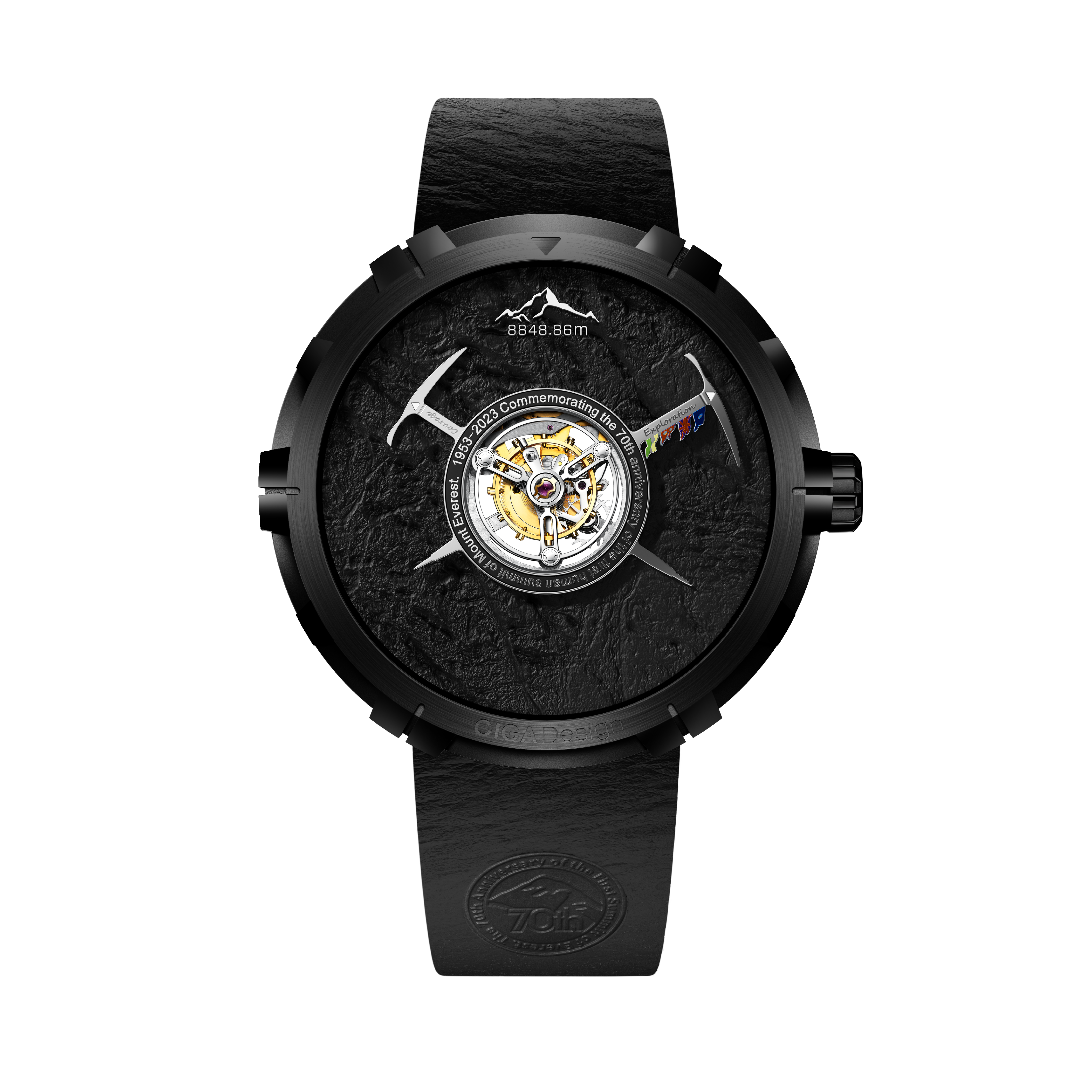 CIGA Design Central Tourbillon Everest herreklokke titan
