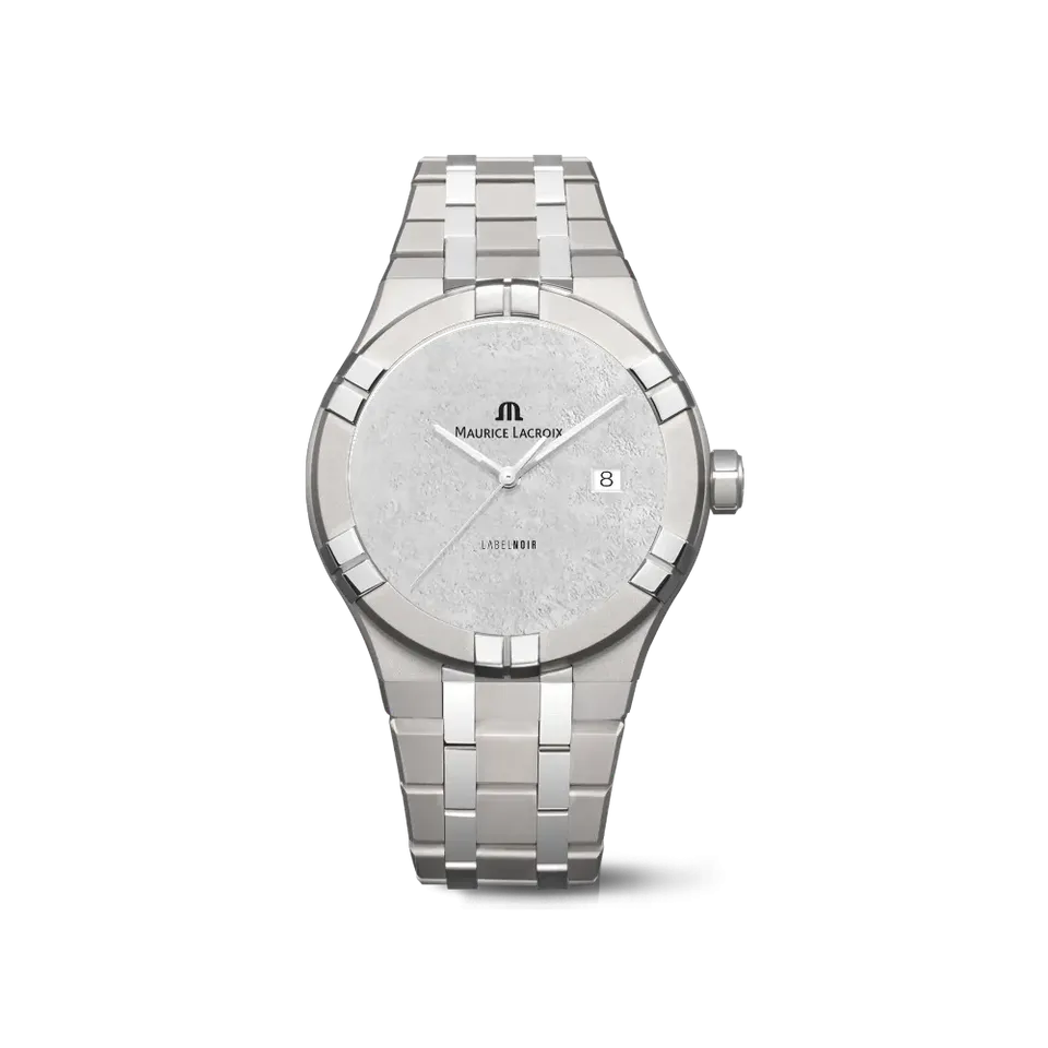 Label Noir Aikon Automatic 42MM klokke titan laserskive