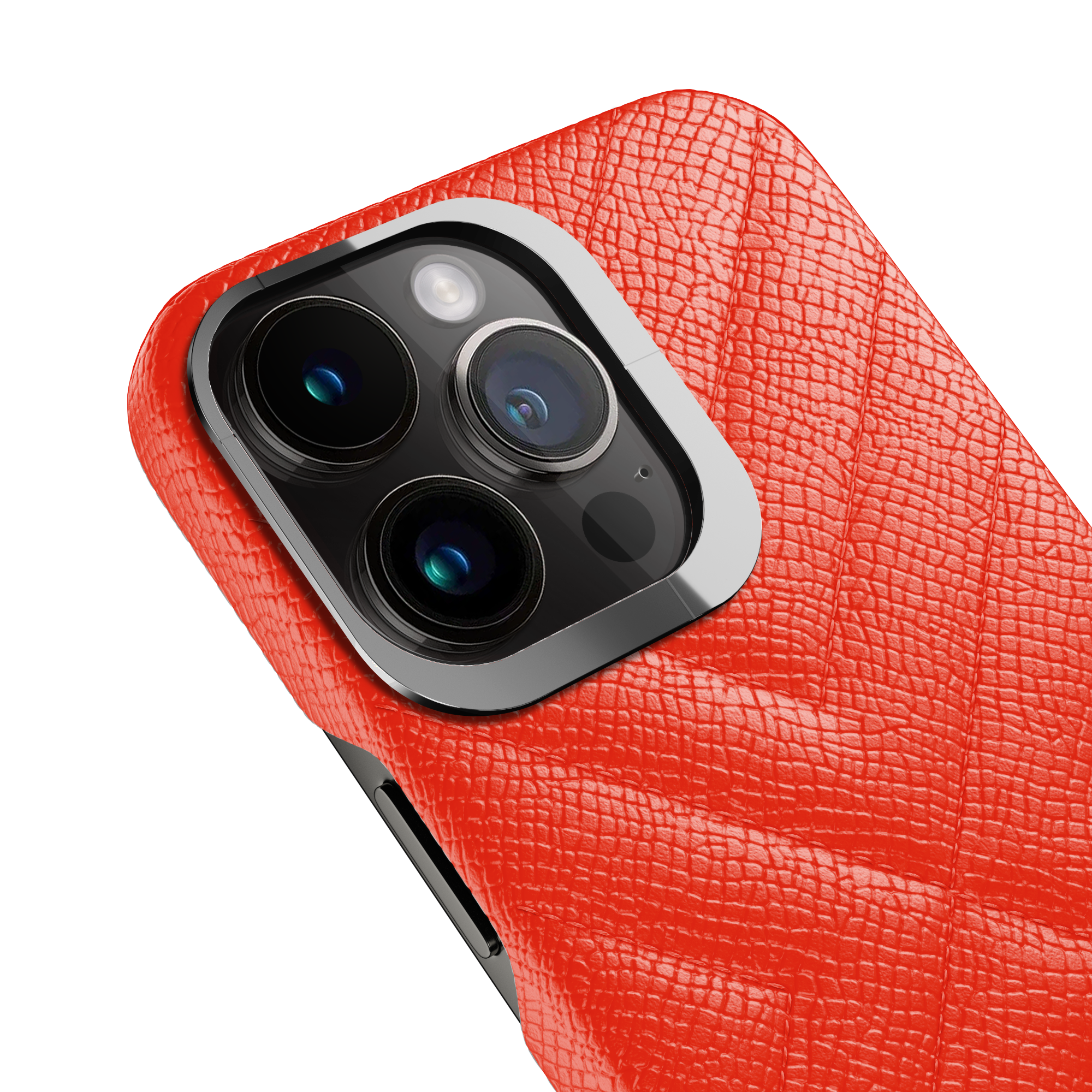 Label Noir iPhone 13 Pro quilted deksel svart kalveskinn