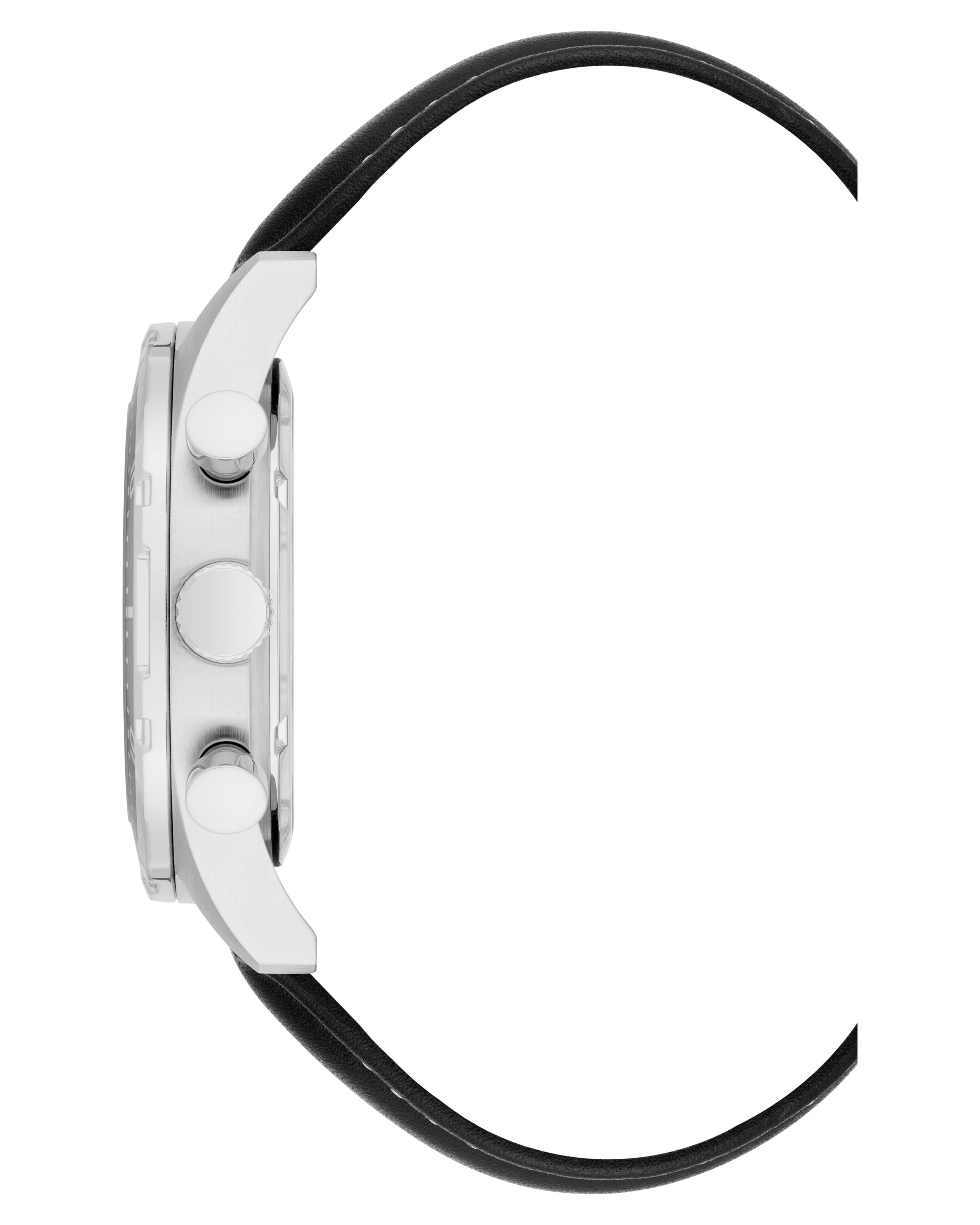 Armitron Lloyd 42mm herreklokke sølv svart