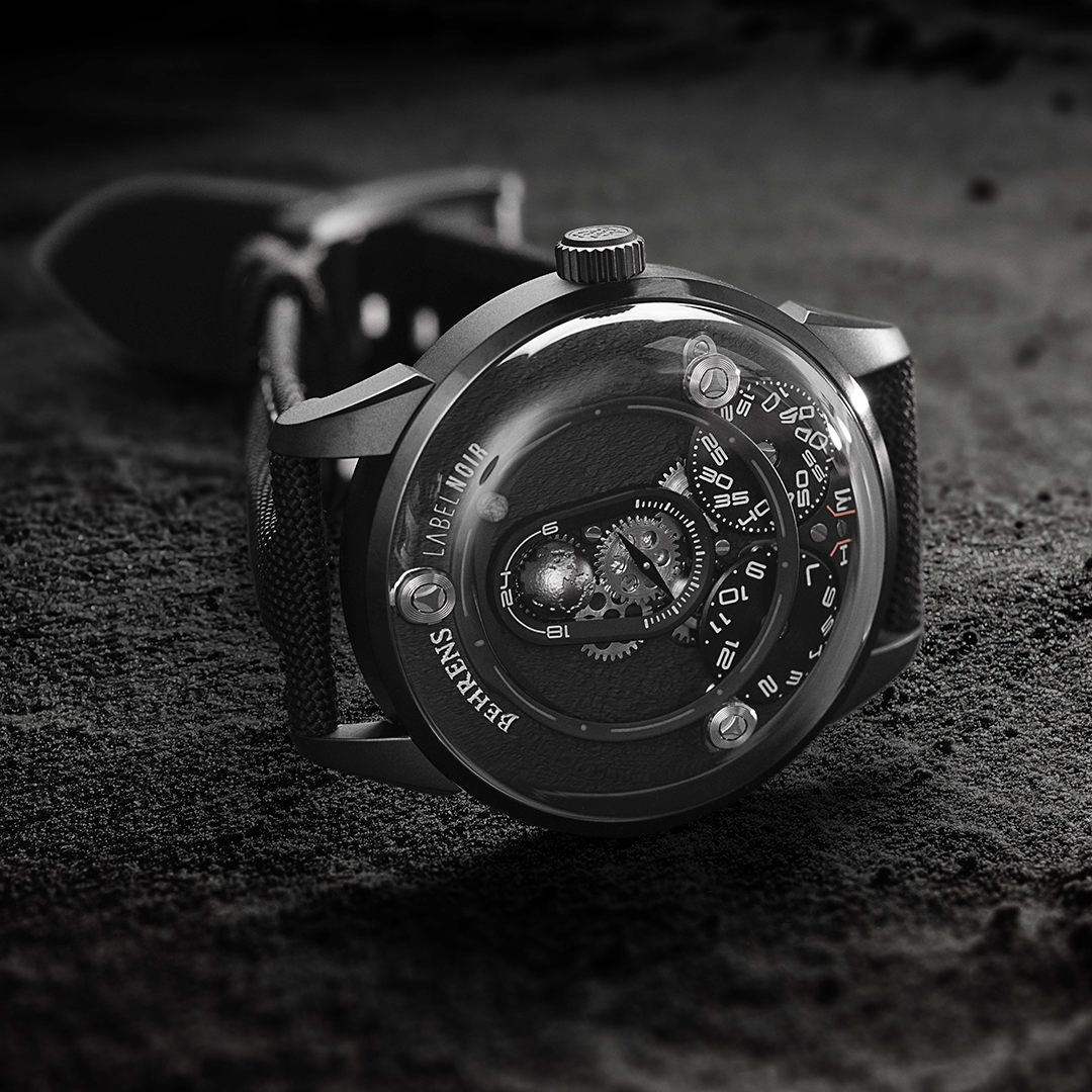 Label Noir Apolar Dark Moon klokke limitert månefase
