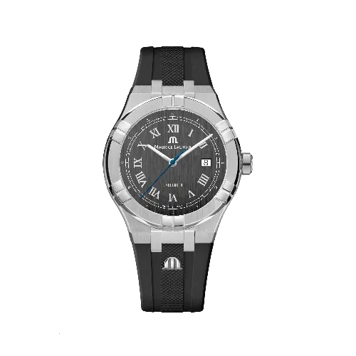 Label Noir Aikon Automatic 42MM klokke hvit gummirem