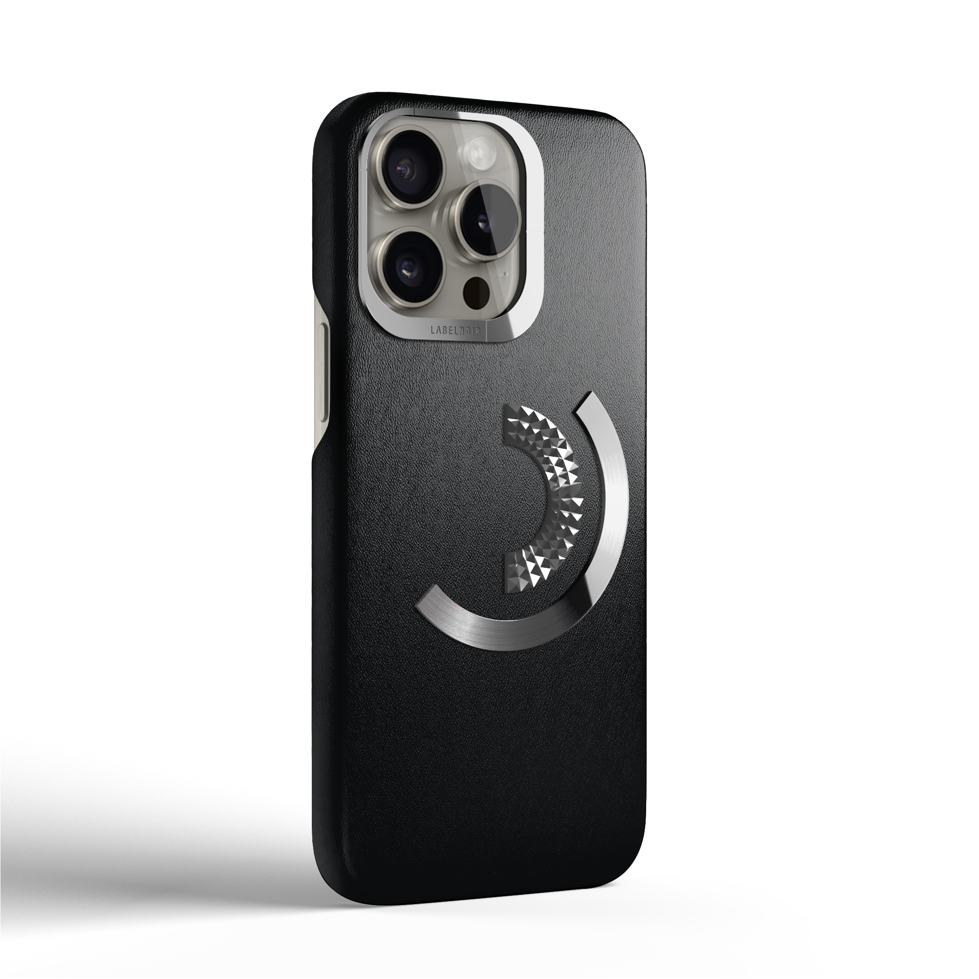 Label Noir Ornate iPhone 16 Pro Max deksel skinn sort