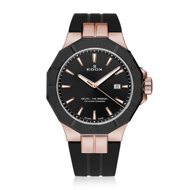 Edox Date herreklokke automatisk