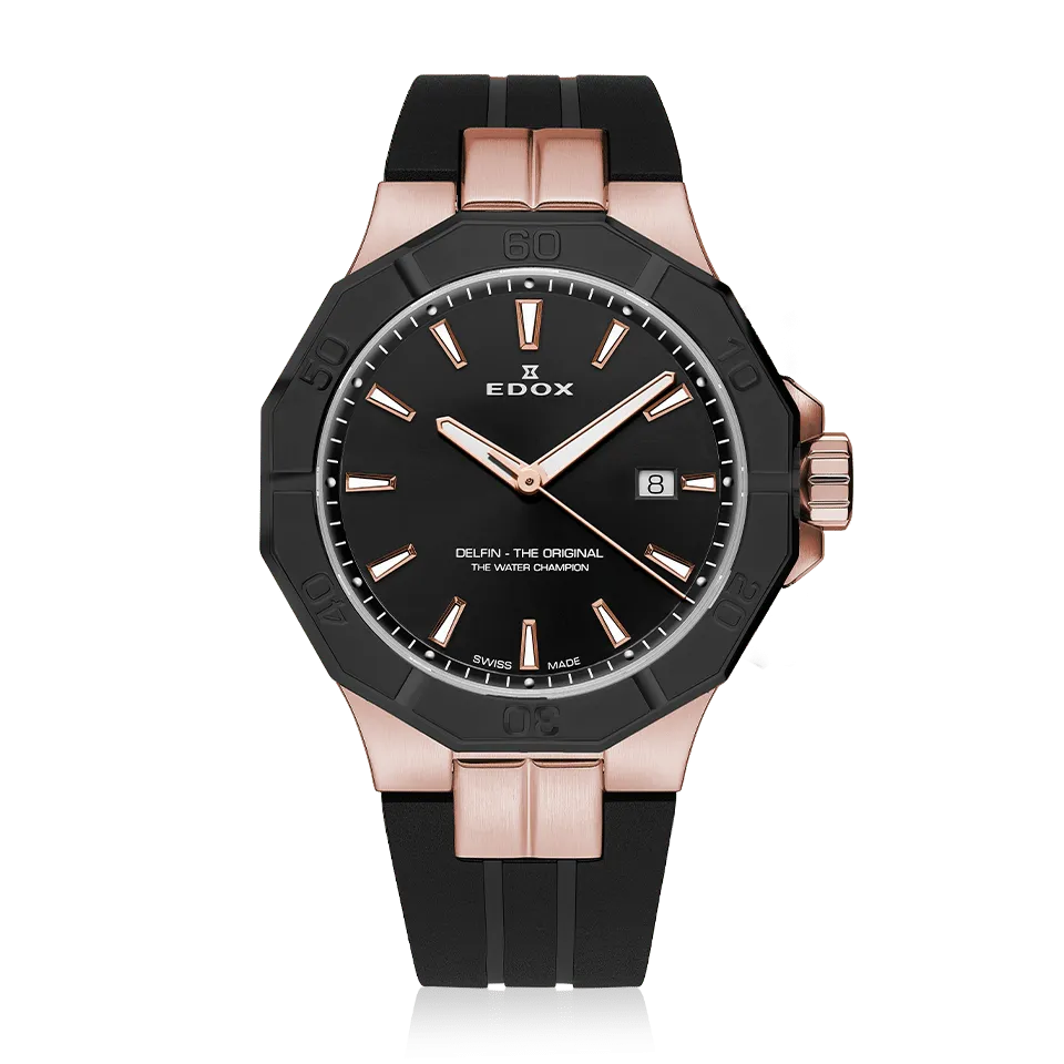 Edox Date herreklokke automatisk