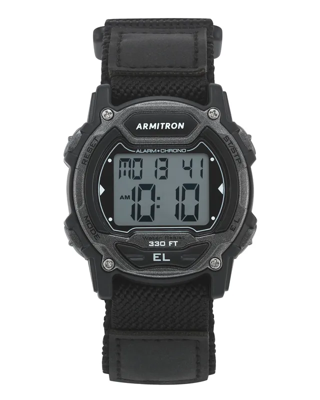Armitron Sport digitalklokke 45/7004GBK svart nylon