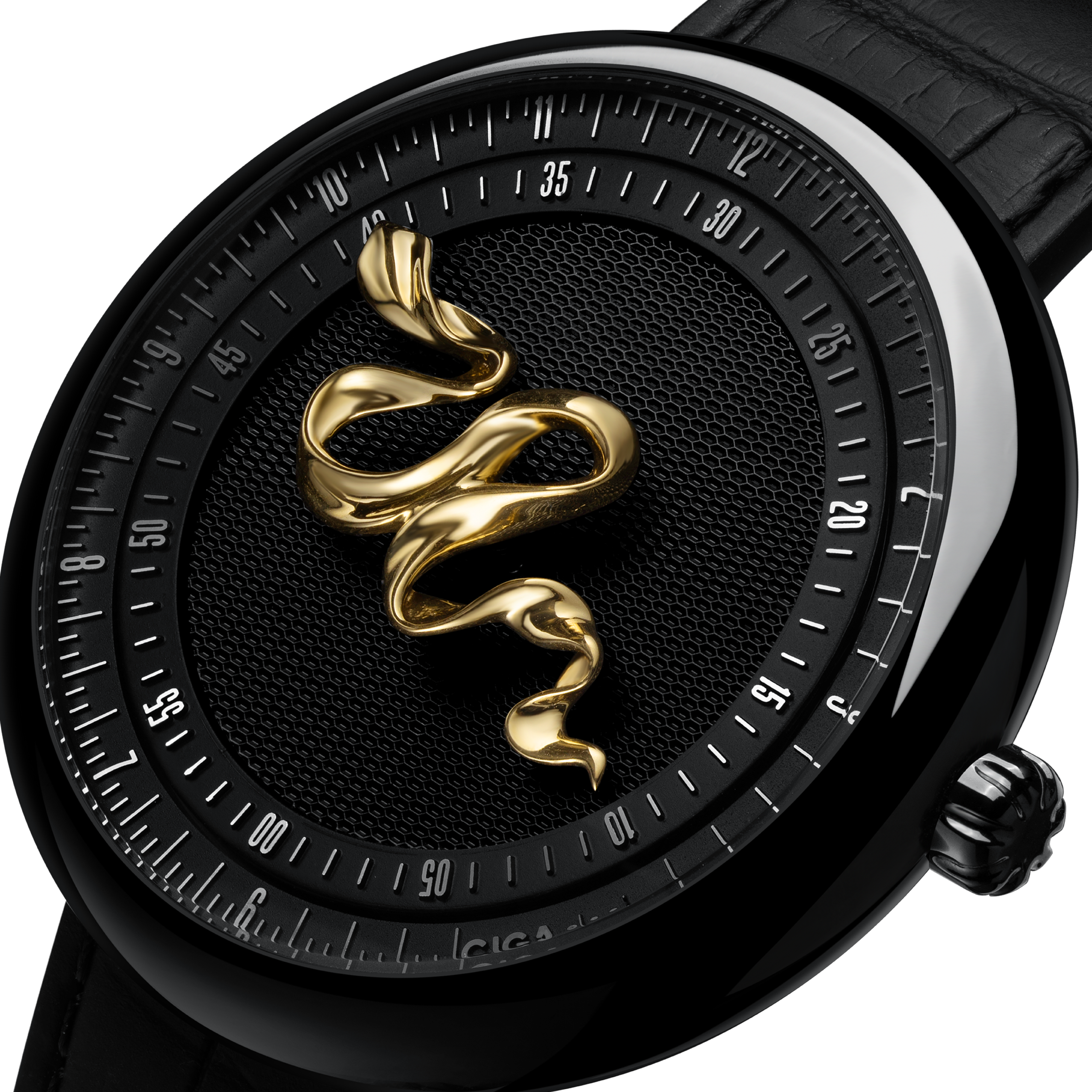 CIGA Design Legend Serpent mekanisk klokke 18k gull