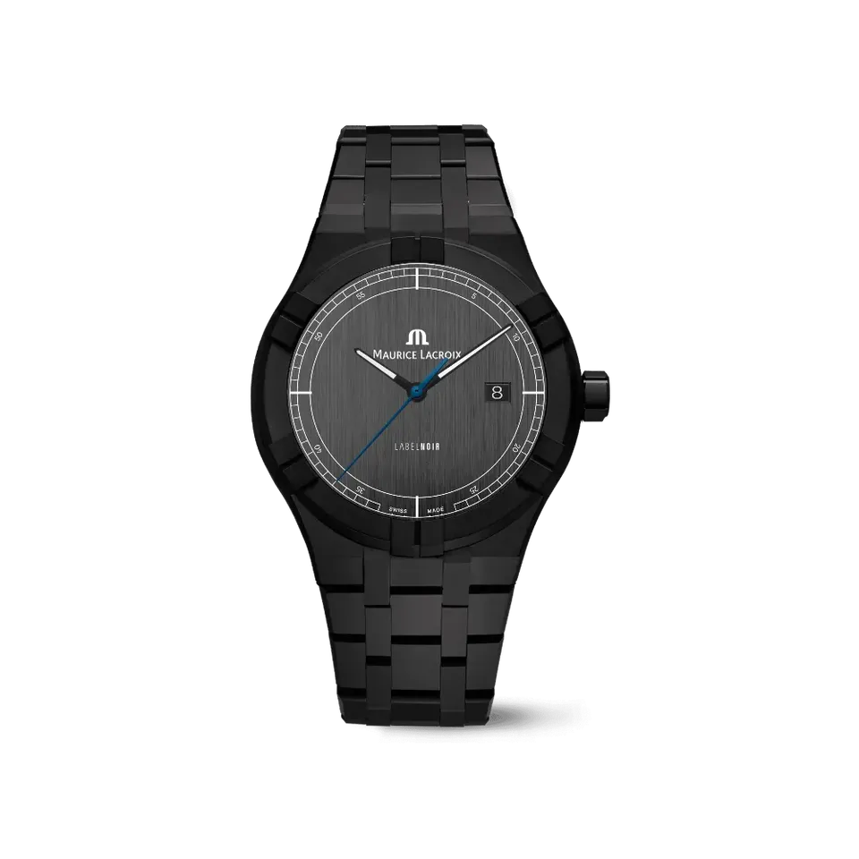 Label Noir Aikon Automatic 42MM klokke blå sekundviser