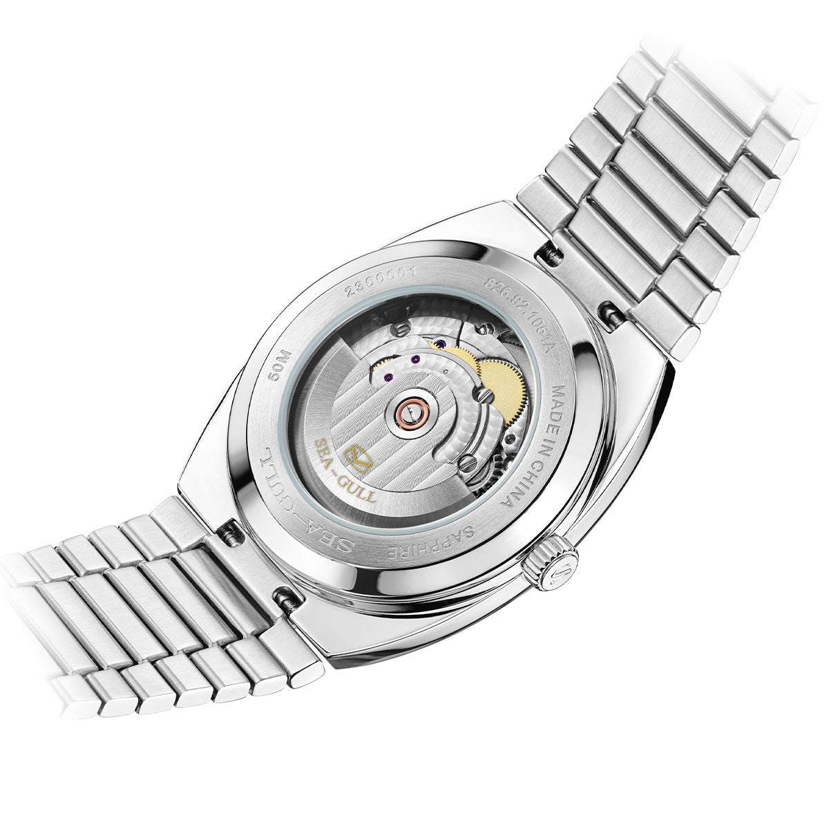 Sea-gull TV Dial 826.92.1051 herreklokke tonneau 36 mm