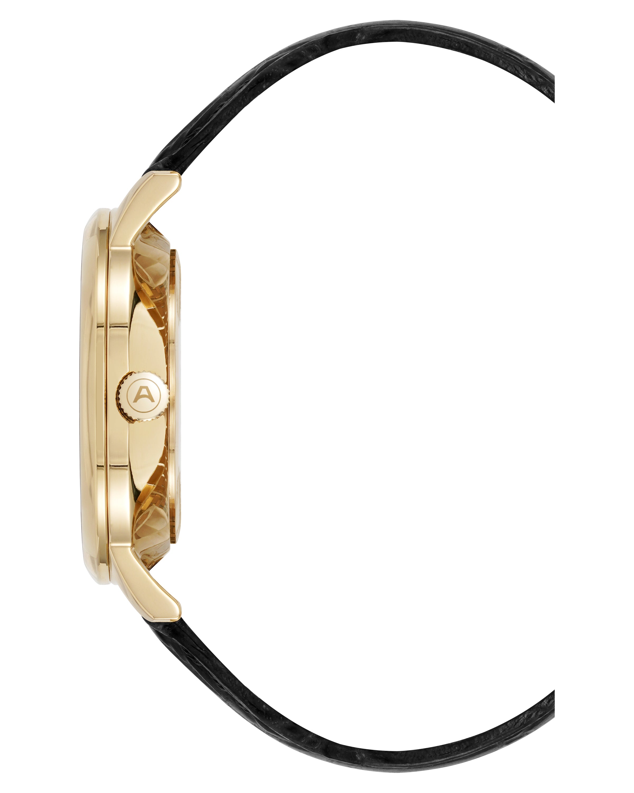 Armitron Eugen herreklokke 42mm svart skinn jubileum