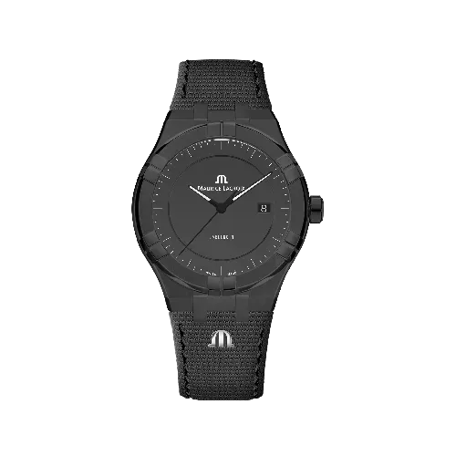 Label Noir Aikon Automatic 42MM klokke svart tekstil
