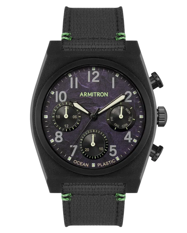 Armitron Wave 40mm klokke svart resirkulert