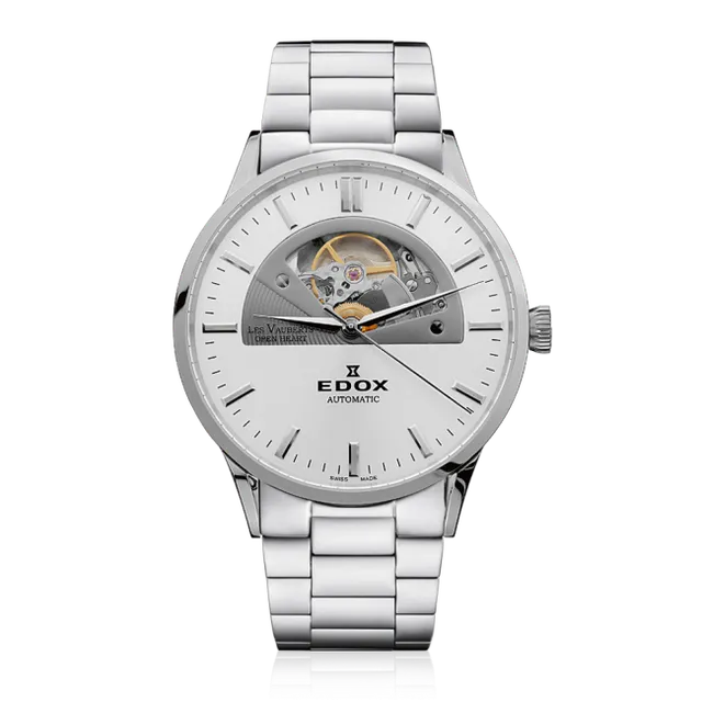 Edox Les Vauberts Open Heart Automatic klokke