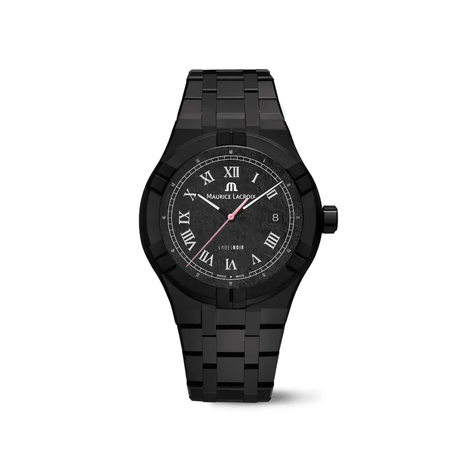 Label Noir Aikon Automatic 42MM klokke keramikk rosa