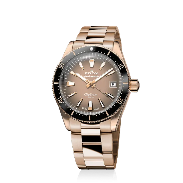 Edox SkyDiver 38 Date Automatic klokke automatisk