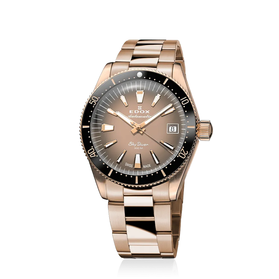 Edox SkyDiver 38 Date Automatic klokke automatisk