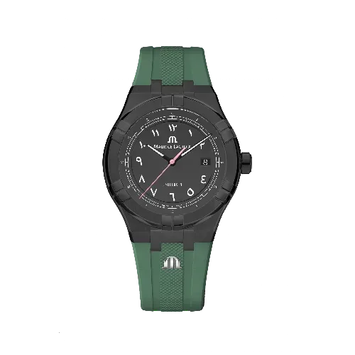 Label Noir Aikon Automatic 42MM klokke PVD svart grønn