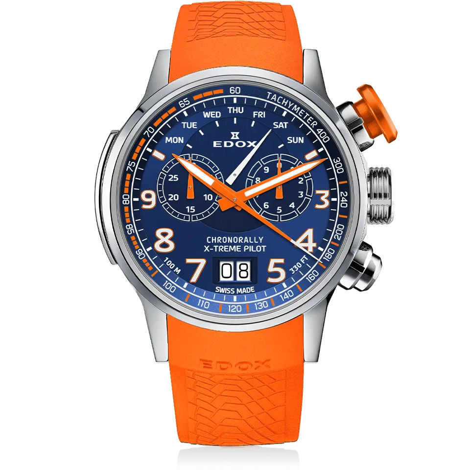 Edox Chronorally X-treme Pilot klokke motorsport