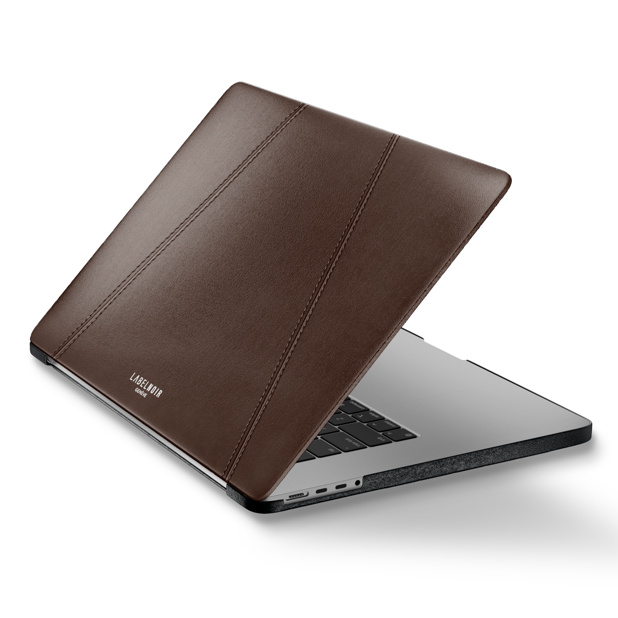 Label Noir Quilted MacBook Pro 16 deksel svart lammeskinn