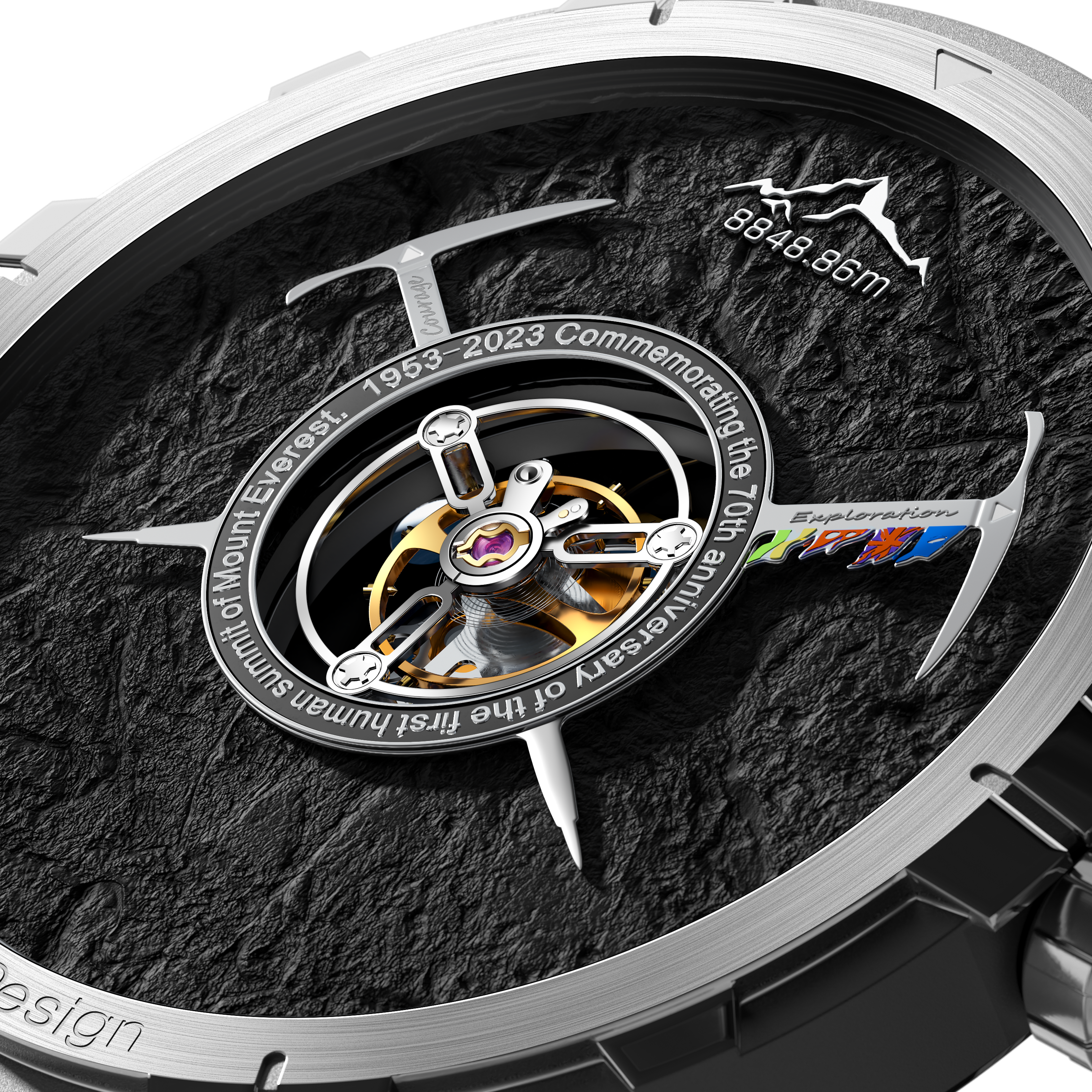 CIGA Design Central Tourbillon Everest herreklokke titan