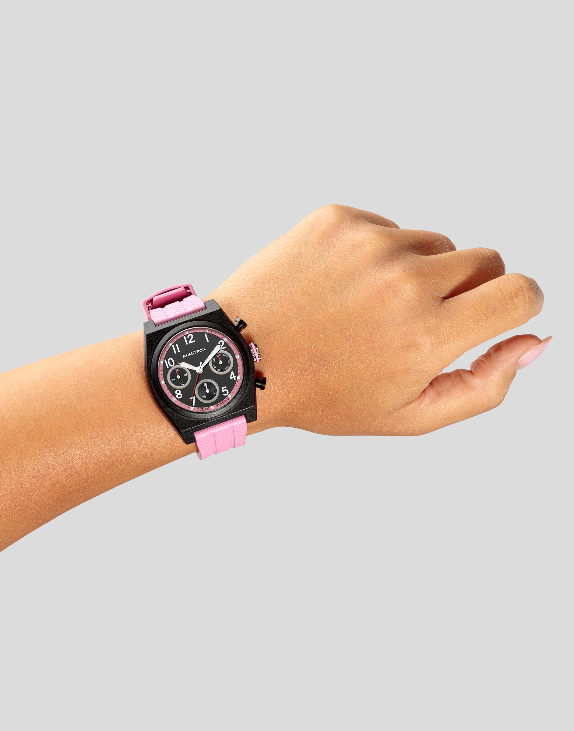 Armitron Wave klokke 40mm rosa resirkulert