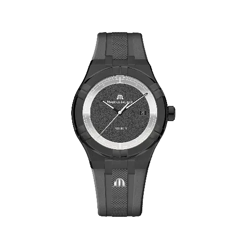 Label Noir Aikon Automatic 42MM klokke svart grå gummi
