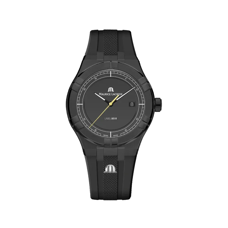 Label Noir Aikon Automatic 42MM klokke PVD gummi gul