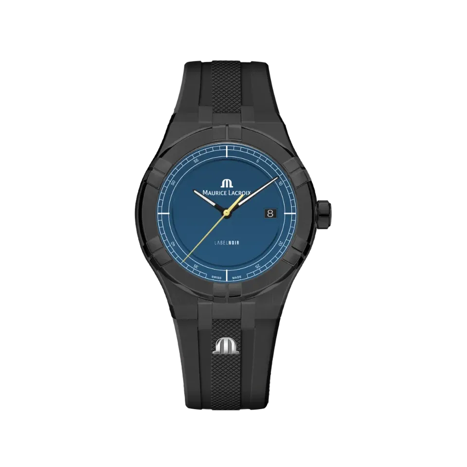 Label Noir Aikon Automatic 42MM klokke blå gul