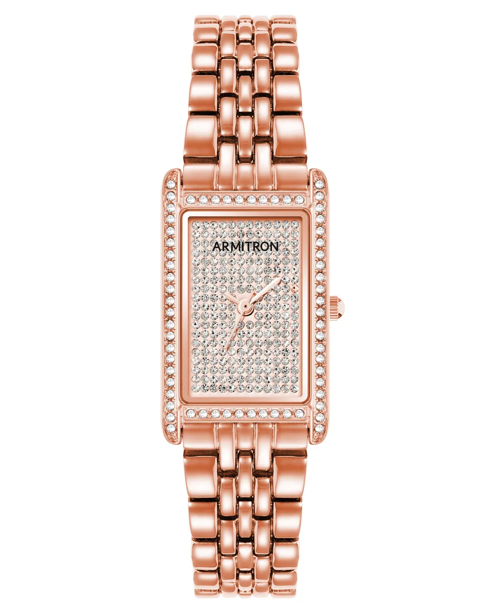 Armitron Tilly 20mm dameklokke rosegull krystall