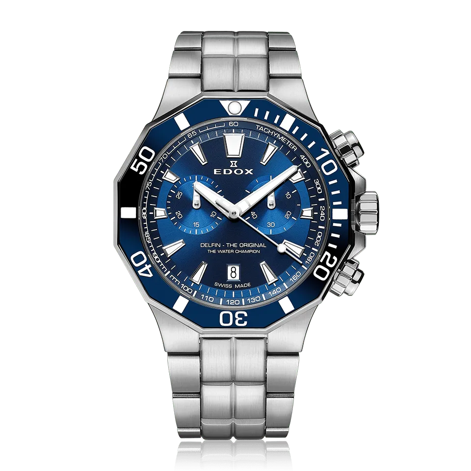 Edox Delfin The Original Chronograph herreklokke