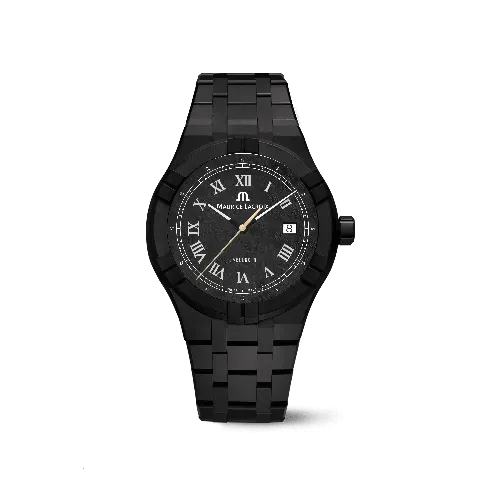 Label Noir Aikon Automatic 42MM klokke keramikk hvit romertall
