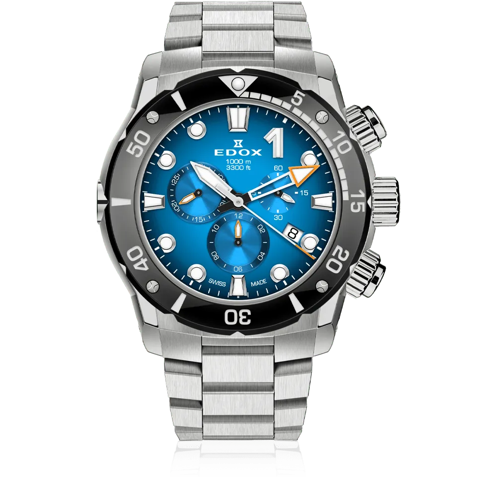 Edox Chronorally Chronograph klokke kvarts