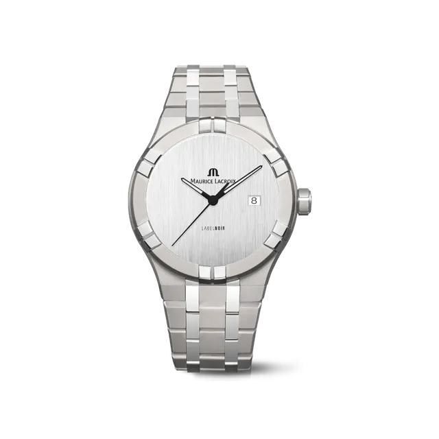 Label Noir Aikon Automatic 42MM herreklokke titan hvit