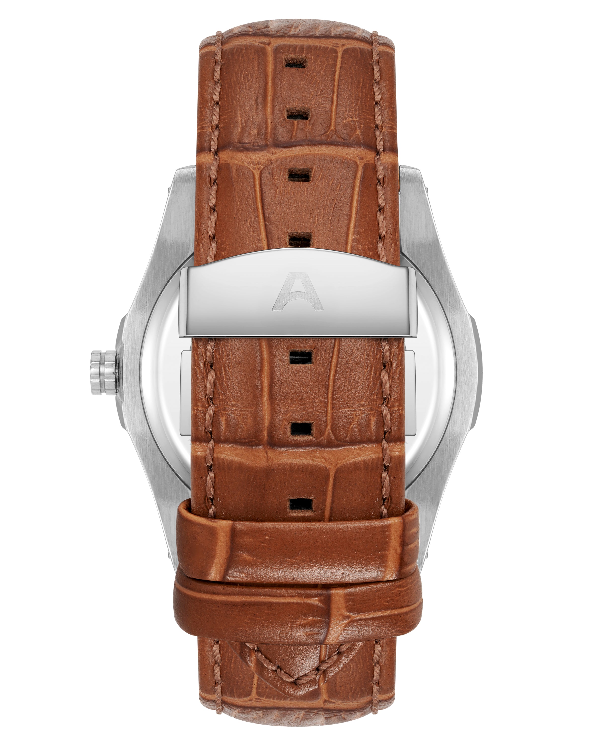 Armitron Skeleton 42mm herreklokke automatisk brun