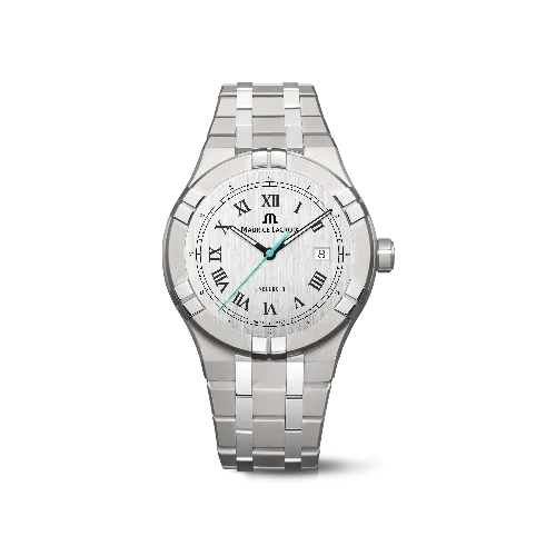 Label Noir Aikon Automatic 42MM klokke titan hvit sateng