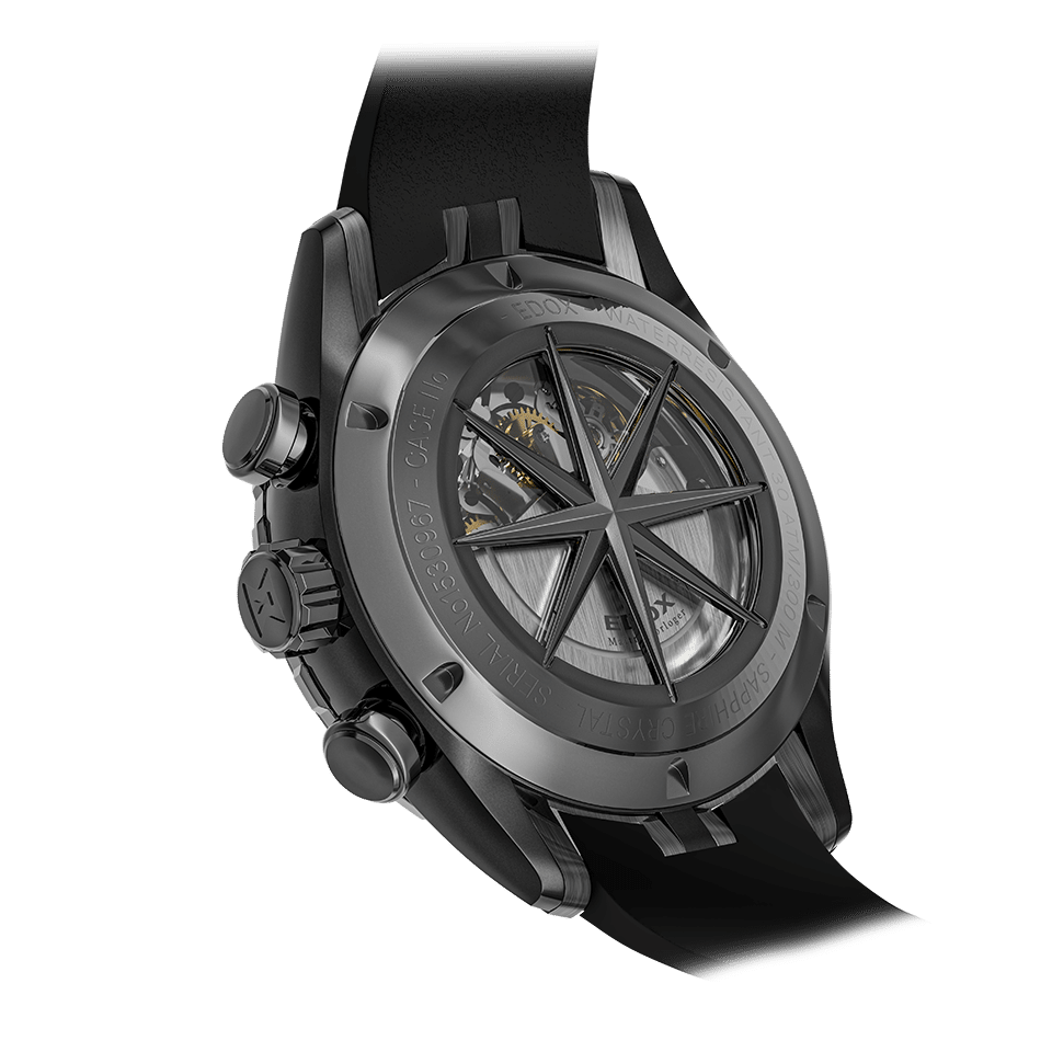 Edox Grand Ocean Chronograph Automatic herreklokke automatisk
